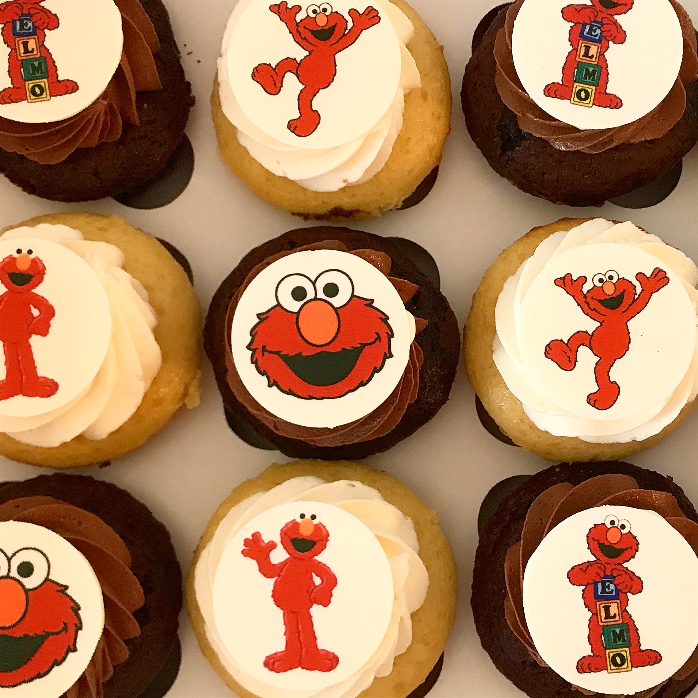 Elmo® Cupcakes – The Cupcake Delivers